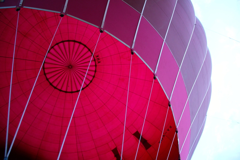 no people, sport, sky, hot air balloon ride, flying, pink color, red, Hot Air Balloon, balloon, mid-air, ballooning, myanmar, low angle view, hot air balloon rides