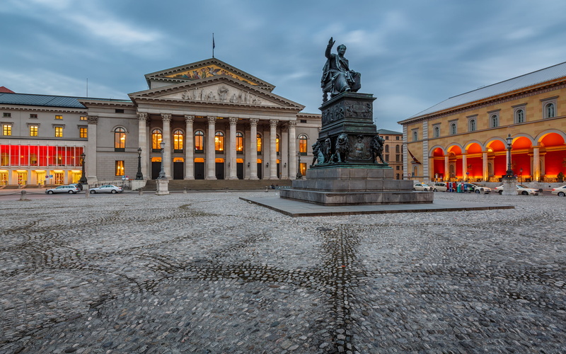 joseph, located, max, munich, theatre, squa, platz, 2K, national