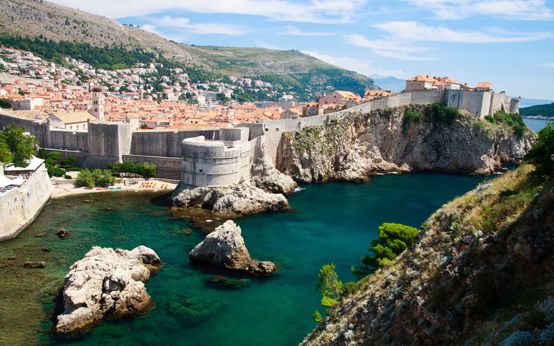 walls, 2K, hd, desktop, city, dubrovnik, old, croatia