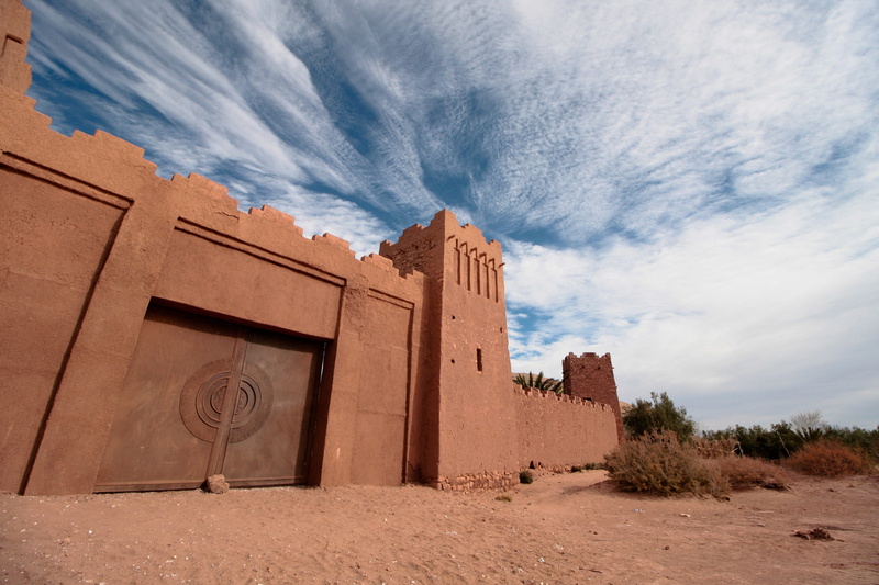 africa, morocco, wall, sky, ait-ben-haddou, gate, pise, 4K, no people, the past, arid climate, land, village, fortress, architecture, building exterior