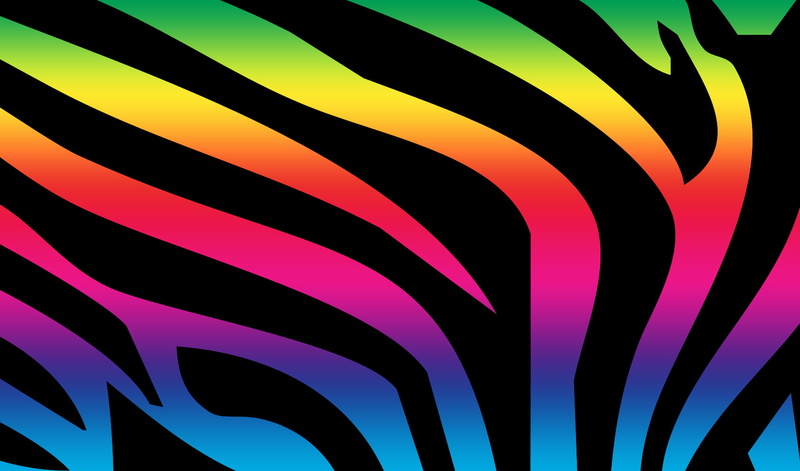 abstract, art, 720P, zebra, animals, skin, black, colorful