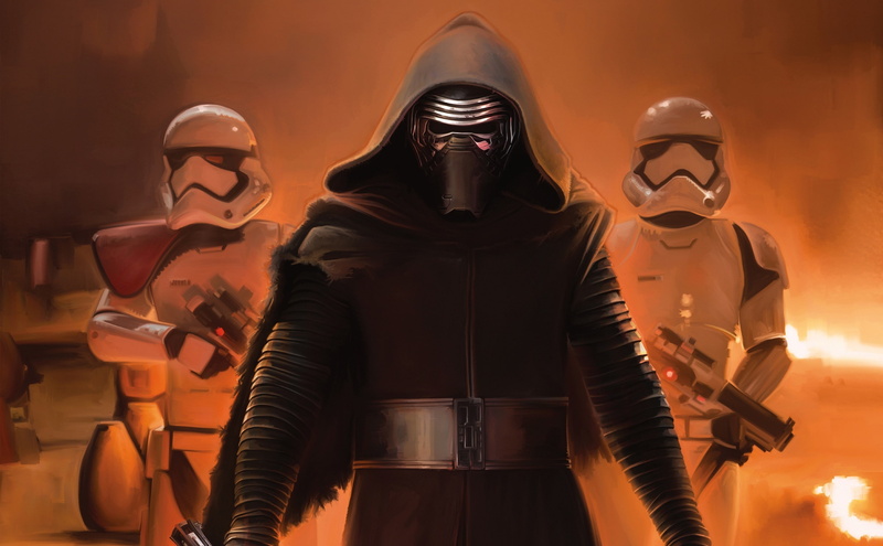 focus on foreground, metal, security, stormtrooper, representation, indoors, human representation, Star Wars: The Force Awakens, robot, technology, low angle view