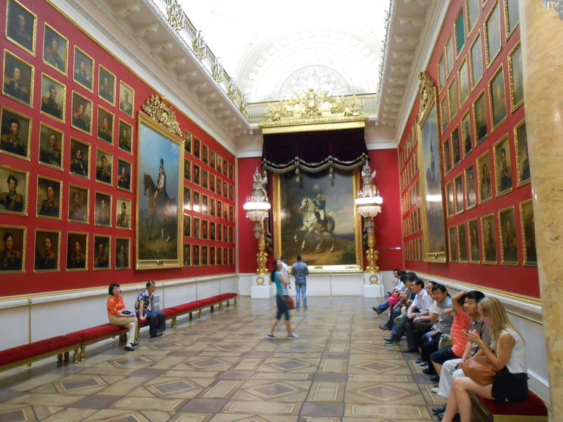 state, real people, people, museum, women, art, building exterior, rastrelli, architecture, ceiling, interior, winter, crowd, tourism, baroque, group of people