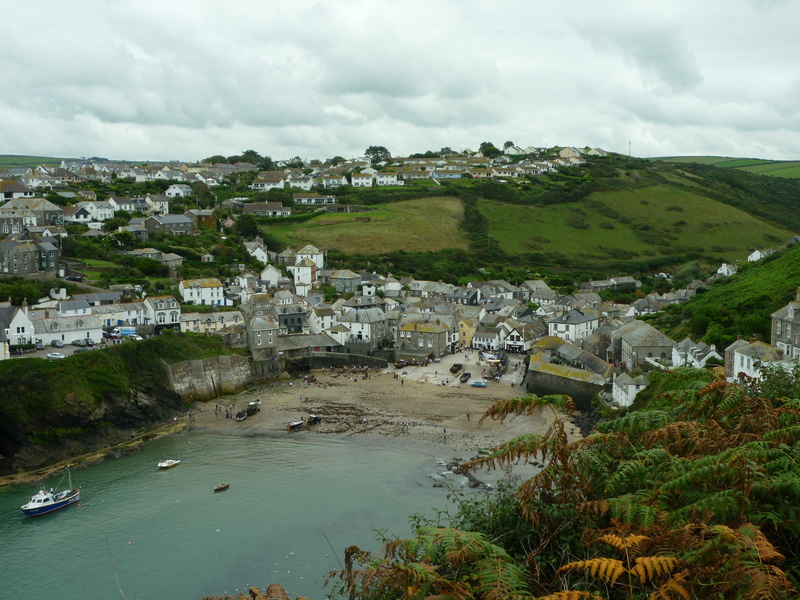 day, doc martin, scenics, high angle view, village, beauty in nature, environment, 4K, port wen, house, townscape, landscape, land, architecture, town