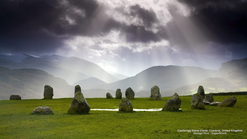 stone, kingdom, castlerigg, cumbria, united, 2K, circle