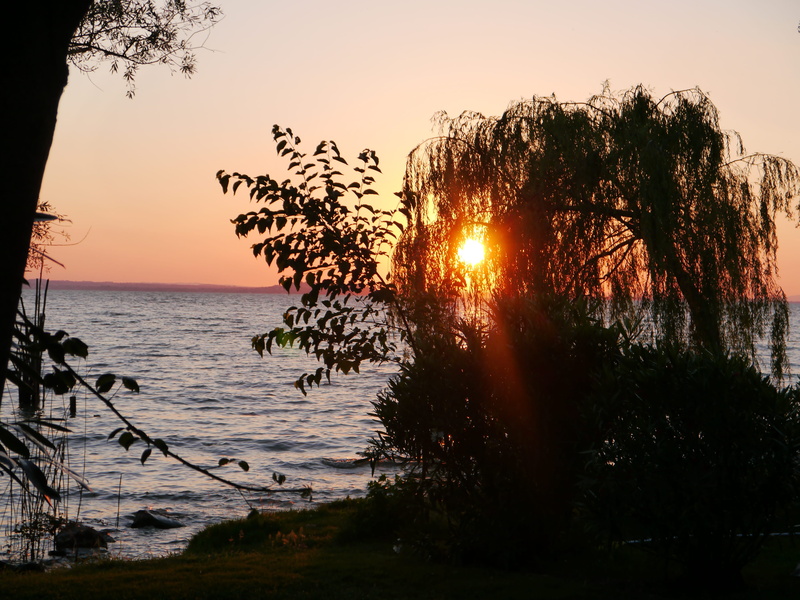 italien, plant, tranquility, tranquil scene, orange color, scenics - nature, horizon over water, beauty in nature, sky, nature, 4K, sunset, outdoors, sea