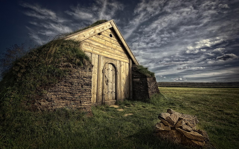 1080P, 1920x1200, nature, fantastic, brown, house, breathtaking, wooden