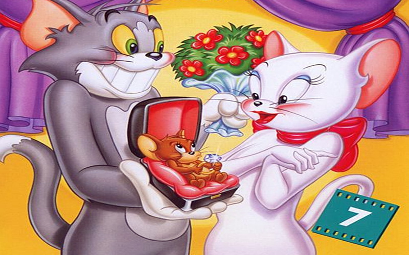 jerry, desktop, 1080P, tom, cartoon, hd, love, mouse