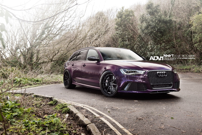 Audi, quattro, Audi RS4 Avant, ADV.1, 720P, ADV.1 Wheels, Purple, Audi Quattro, RS6