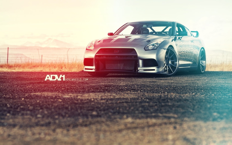 480P, Rims, Nissan GT R, ADV.1 Wheels, car