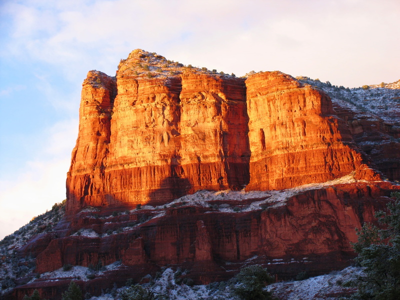 day, Clouds, sunny, Arizona, tranquil scene, cloud - sky, solid, scenics, beauty in nature, scenics - nature, countryside, Landscape, Sedona, physical geography