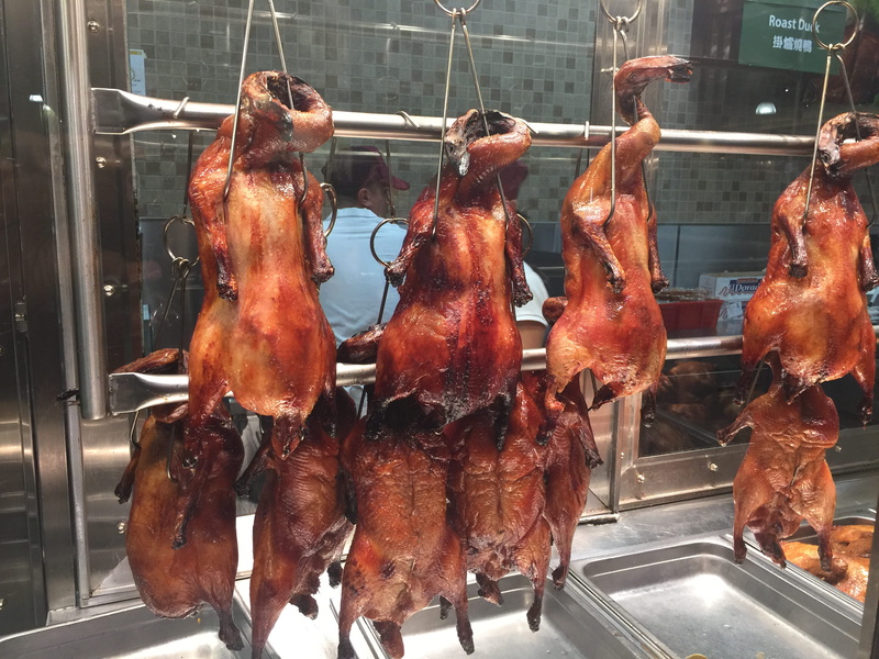 united states, chicken meat, retail display, food, pork, for sale, roasted, animal, hanging, livestock, 2K, indoors, northwest houston, mammal, shopping