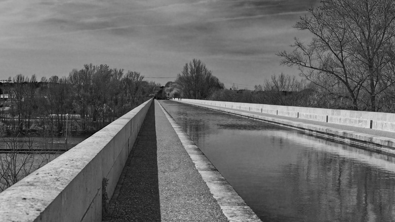 building, nature, 5K, asphalt, built structure, connection, path, canal, direction, reservoir, cloud - sky, architecture, the way forward, france, agen