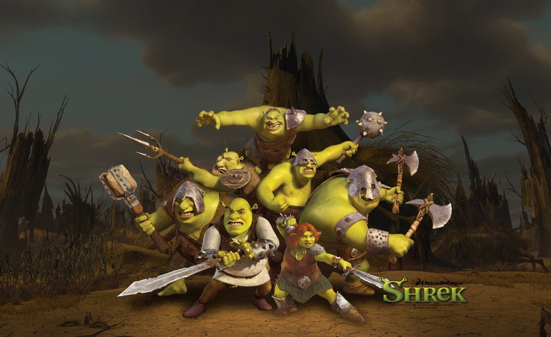 male likeness, cloud - sky, arts culture and entertainment, human representation, plant, fiona, real people, representation, sculpture, shrek 4, chapter