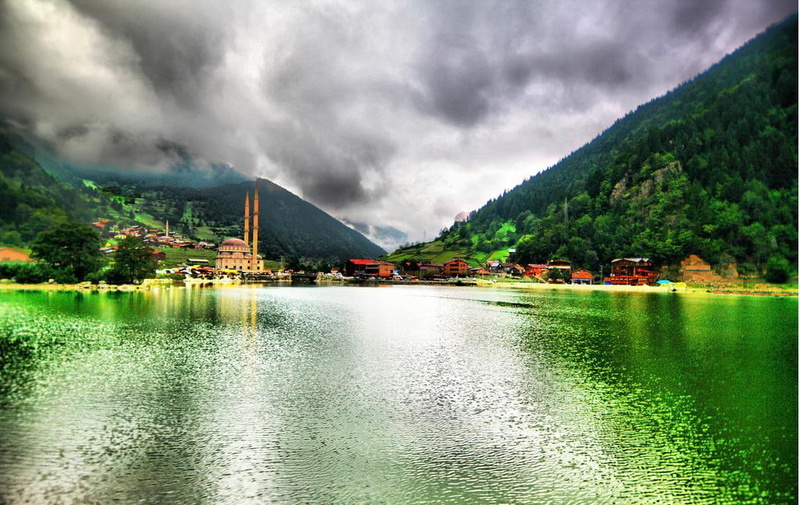 nature, hd, 480P, Turkey, art, uzungol, lakes