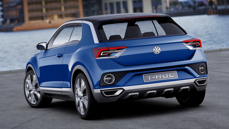 Car, 1080P, Volkswagen, Concept Car, SUV, Blue Car, Volkswagen T-Roc
