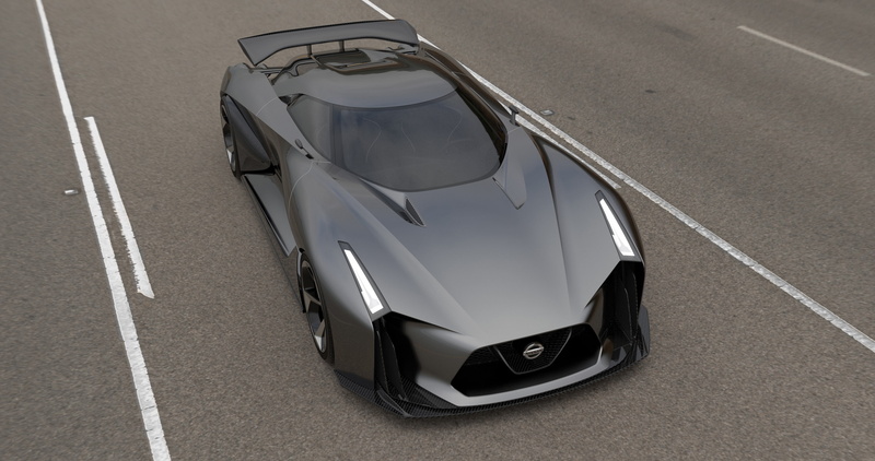 outdoors, Nissan Concept 2020, day, sport, sports track, competition, white color, mode of transportation, focus on foreground, dividing line, 4K, track and field