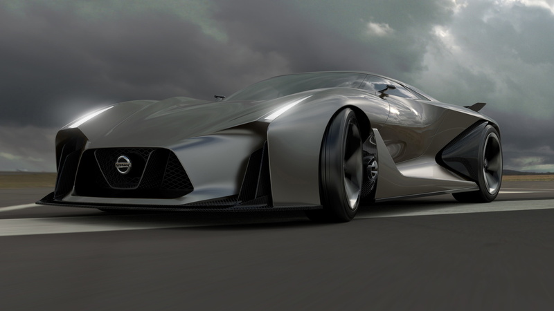 Nissan 2020 Vision Gran Turismo, 4K, car, concept, gray, Nissan, speed, test drive, luxury cars, supercar, sports car