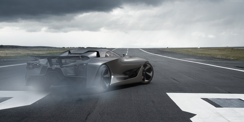 Nissan, 4K, luxury cars, test drive, supercar, concept, Nissan 2020 Vision Gran Turismo, speed, sports car