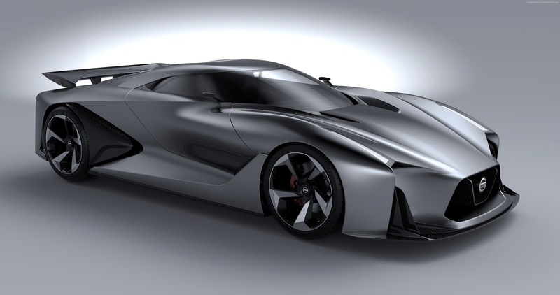 luxury cars, Nissan, test drive, 4K, concept, Nissan 2020 Vision Gran Turismo, supercar, speed, sports car