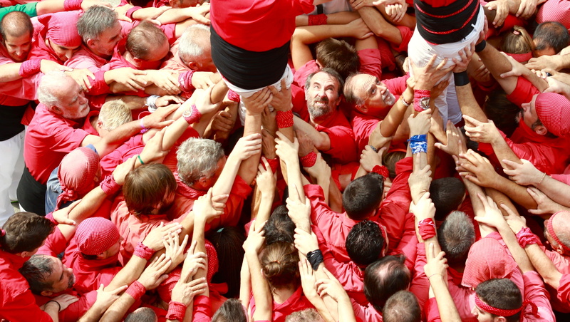 sport, watching, fan - enthusiast, group of people, spain, celebration, spectator, together, arms raised, people, sabadell, stadium, adult, men, human arm