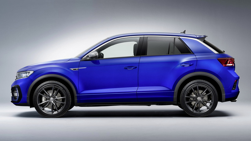 SUV, 1080P, Volkswagen T-Roc R-Line, Car, Blue Car, Subcompact Car, Crossover Car, Volkswagen