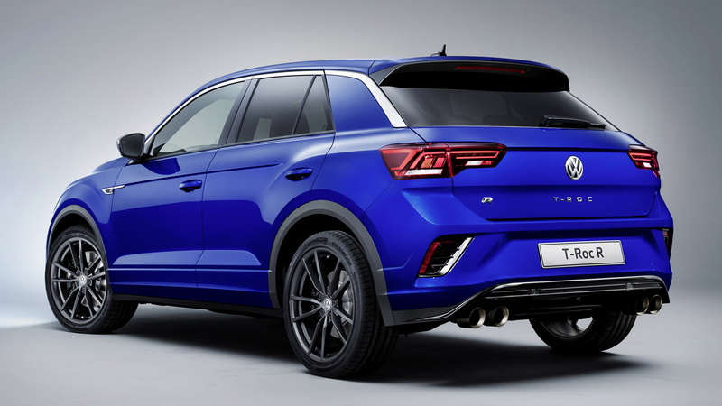 Volkswagen, SUV, Subcompact Car, Crossover Car, 1080P, Volkswagen T-Roc R-Line, Car, Blue Car