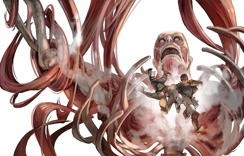 Attack On Titan, Bertholdt Hoover, Reiner Braun, 1080P, Anime