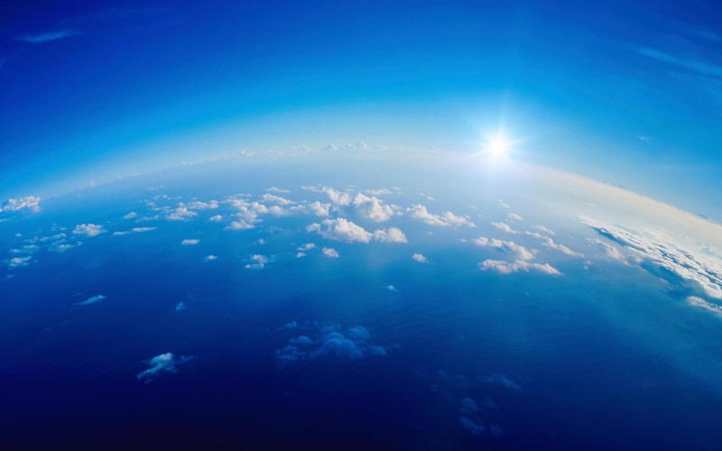 height, white, sun, light, blue, 1080P, clouds, sky