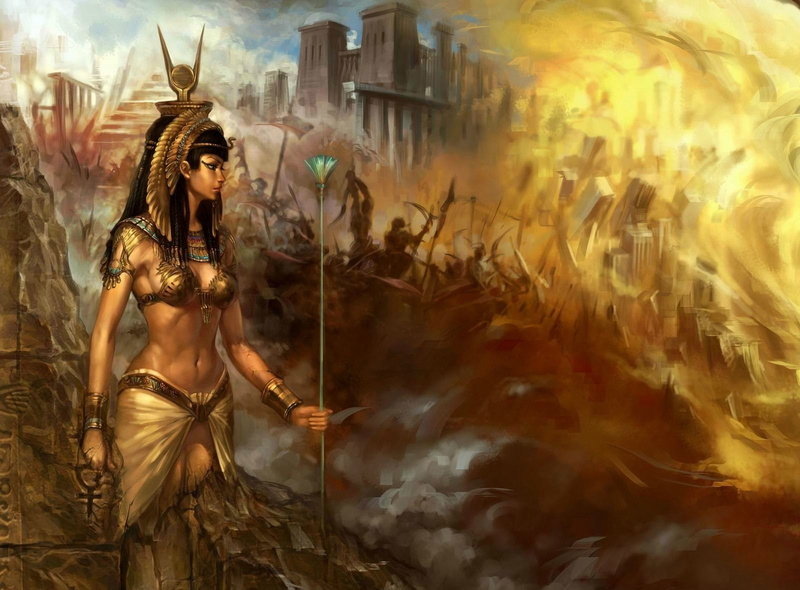 Women, digital, cleopatra, 720P, Fantasy