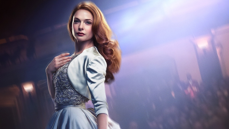 4k, studded, dress, The Greatest Showman, 4K, silver, bolero, woman, Rebecca Ferguson, beige, jacket