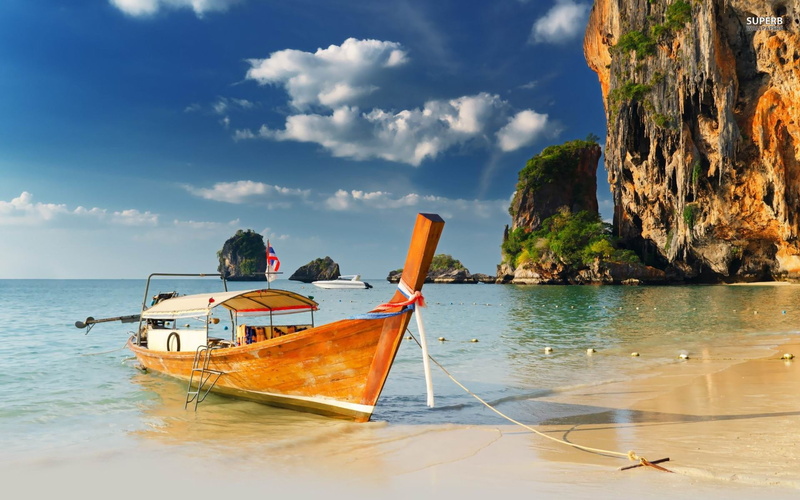 maya, cloud - sky, nautical vessel, nature, hd, tranquil scene, tranquility, scenery, non-urban scene, outdoors, travel, land, beauty in nature, orange
