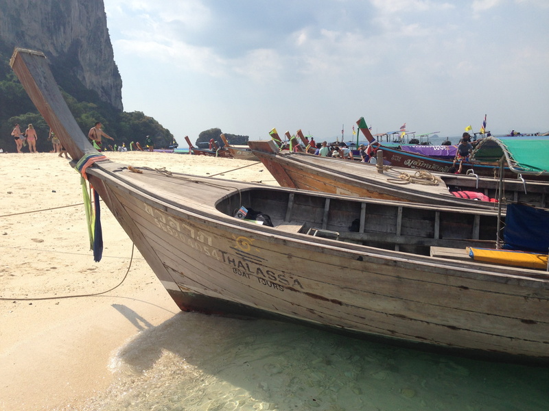 cloud - sky, mode of transportation, nature, Beach, longtail boat, wood - material, day, sea, Holidays, Boat, water, transportation, nautical vessel, travel