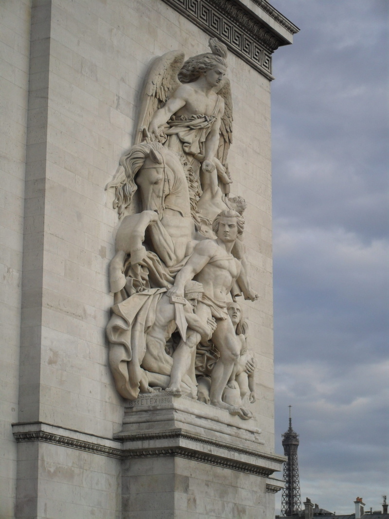 human representation, creativity, monuments, architectural column, carving - craft product, female likeness, sculpture, Paris, representation, carving
