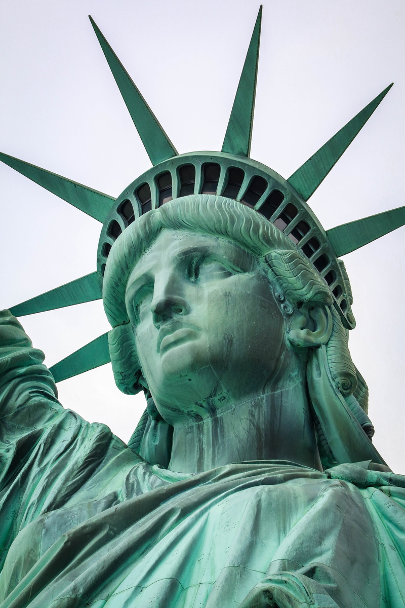liberty, no people, travel, sky, architecture, clear sky, freedom, liberty Island, photo, famous Place, female likeness, flaming torch, landmark, new York City