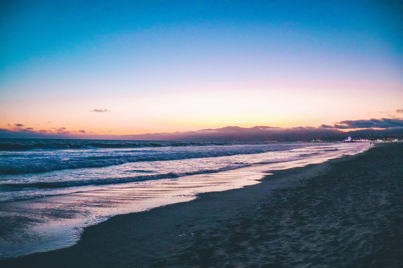 los angeles, aquatic sport, nature, beach, had background, outdoors, land, sunset, beauty in nature, sea, tranquility, motion, united states, venice beach