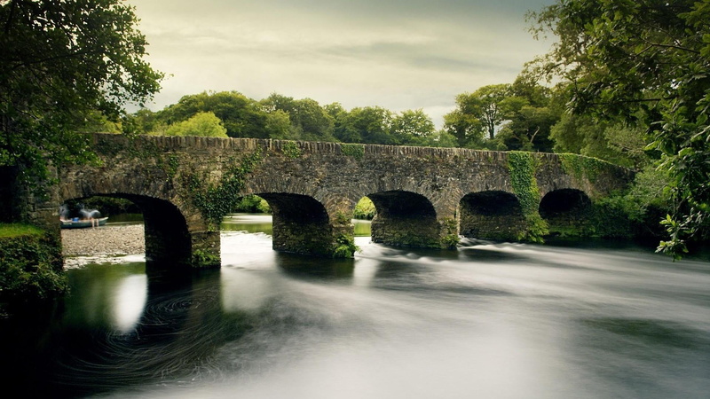 nature, cloud - sky, day, bridge - man made structure, plant, killarney, stone bridge, bridge, no people, sky, national park, arched, united kingdom, europe