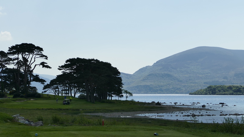 ireland, tranquility, 5K, grass, mountain, beauty in nature, sky, tree, no people, land, killarney, sea, outdoors, environment, landscape, plant, tranquil scene