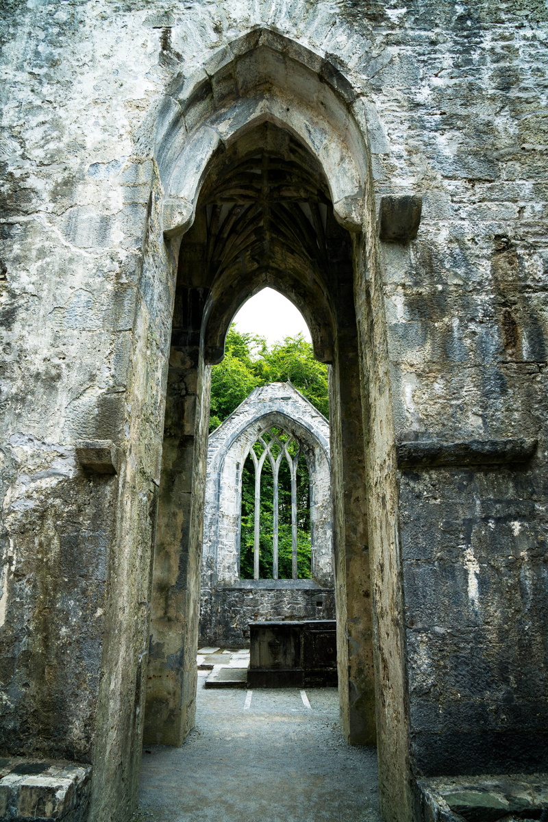 stone house, county kerry, kerry, irish, old building, killarney, arch, the way forward, direction, outdoors, wall - building feature, weathered, history