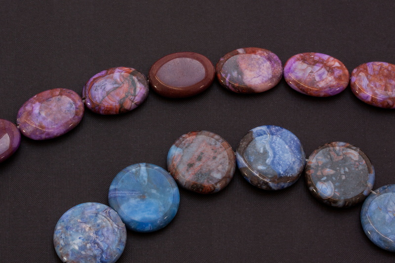 tumbled, jewelry, studio shot, jewellery, blue, mineral, crystal structure, order, variation, no people, gem, close-up, pink, sodalite, group of objects