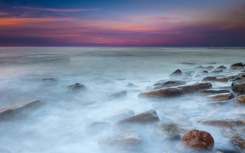 tranquility, brown, movement, travel, surf, horizon, color Image, water, stone - Object, nature, cloud - Sky, tropical Climate, dramatic Sky, lot, motion