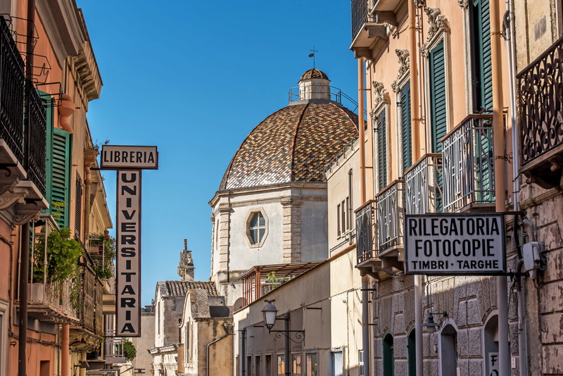 place of worship, facade, cagliari, spirituality, no people, dome, text, historically, mediterranean, nature, history, sky, architecture, low angle view