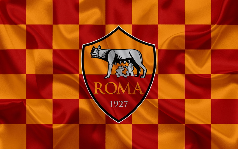 Soccer, A.S. Roma, Logo, 4K
