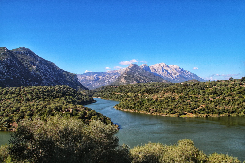 clear sky, europe, nature, enjoy life, nature lover, mountain peak, vacation, no people, river, mediterranean, landscape, sardinia, mountains, isle, scenics - nature