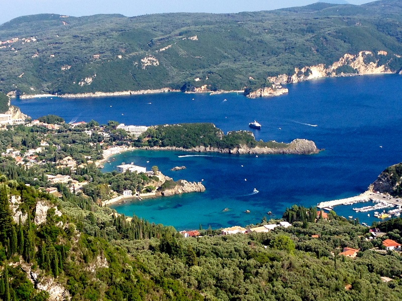 2K, corfu island, beauty in nature, water, high angle view, beaches, aerial view, aerial, vacations, nature, greece, turquoise, scenics - nature, no people
