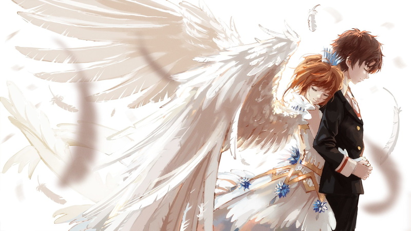 day, adult, front view, 1080P, Anime, lifestyles, nature, Syaoran Li, hair, outdoors, leisure activity, Boy, young women, Cardcaptor Sakura, Short Hair