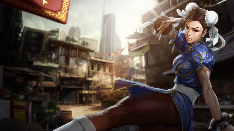 1080P, girl, game, Chun Li, Street Fighter, fight