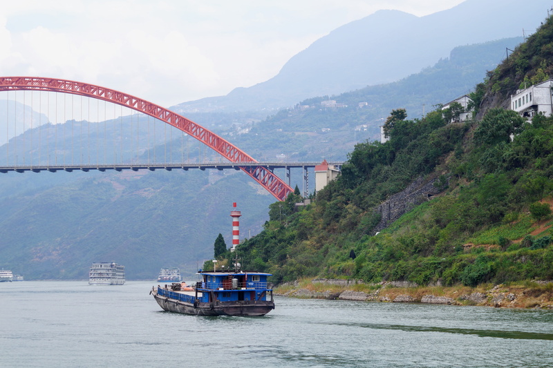 no people, bridge, mountain range, bay, transportation, outdoors, travel, bridge - man made structure, nature, mountain, beauty in nature, ning jiang lu