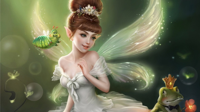 1080P, young women, hairstyle, green color, prince, representation, three quarter length, digital, beautiful woman, digital composite, one person