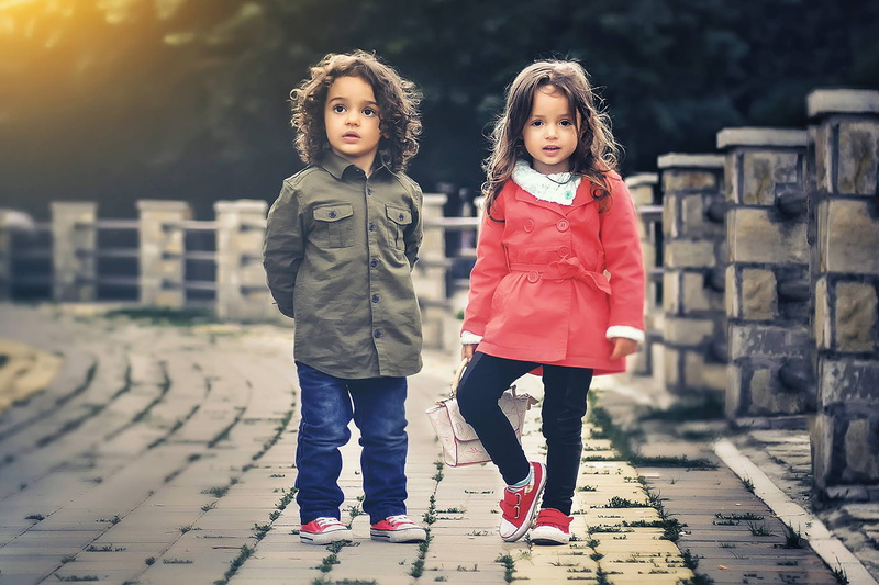 innocence, mother, togetherness, hairstyle, emotion, full length, kids, girls, females, looking at camera, women, offspring, portrait, childhood, front view